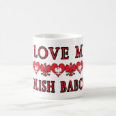 I Liebe Mein Polnisch Babcia Kaffeetasse (Mittel)