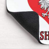I Liebe Mein Polnisch Babcia Mousepad (Ecke)