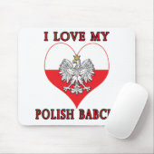 I Liebe Mein Polnisch Babcia Mousepad (Mit Mouse)