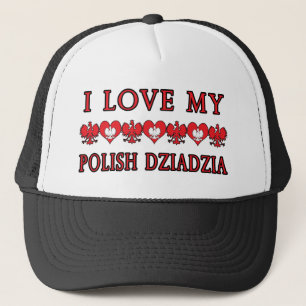 I Liebe Mein Polnisch Dziadzia Truckerkappe