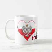 I Liebe mein polnisches Babcia Kaffeetasse (Links)