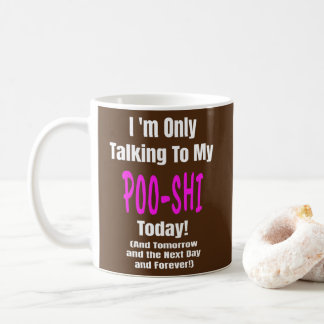 I Liebe Mein POO SHI Dog Owner Geschenk Mama Vater Kaffeetasse