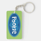 I Liebe mein Pookie Schlüsselanhänger (Rückseite)