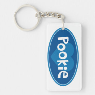 I Liebe mein Pookie Schlüsselanhänger