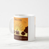 i Liebe mein Portier und Bohnen Kaffee Zitat Kaffeetasse (Vorderseite Links)