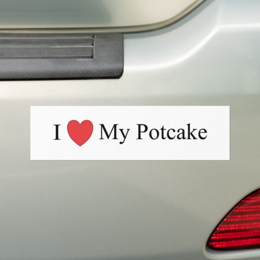 I Liebe mein Potcake Autoaufkleber (Auf Auto)