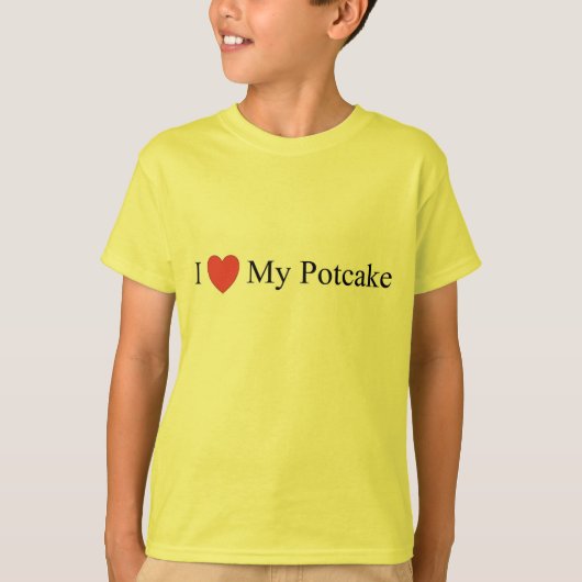 I Liebe mein Potcake T-Shirt (Vorderseite)