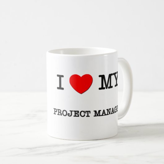 I Liebe mein PROJEKTLEITER Kaffeetasse (VorderseiteRechts)