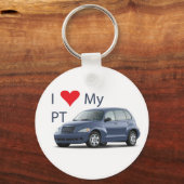 I Liebe Mein PT Schlüsselanhänger (blau) (Vorderseite)
