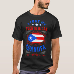 I Liebe mein Puerto-Rico-Opa T-Shirt