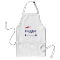 I Liebe mein Puggle (weiblicher Hund)