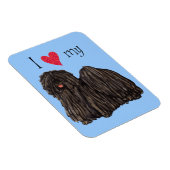 I Liebe mein Puli Magnet (Rechte Seite)