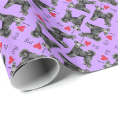 I Liebe mein Pumi Geschenkpapier (Rolleneckpunkt)