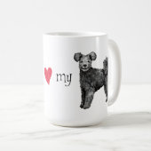 I Liebe mein Pumi Kaffeetasse (VorderseiteRechts)