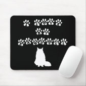 I Liebe mein Ragdoll--Weißer Text Mousepad (Mit Mouse)