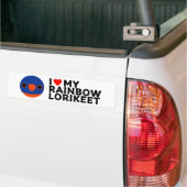 I LIEBE MEIN RAINBOW LORIKEET AUTOAUFKLEBER (Auf Lkw)