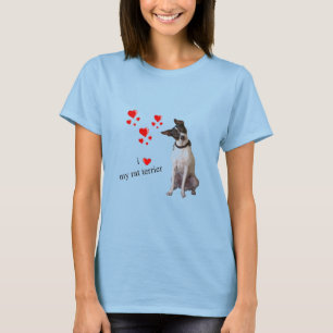 I Liebe mein Ratten-Terrier T-Shirt