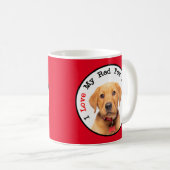 I Liebe Mein Red Fox Labrador Kaffeetasse (VorderseiteRechts)