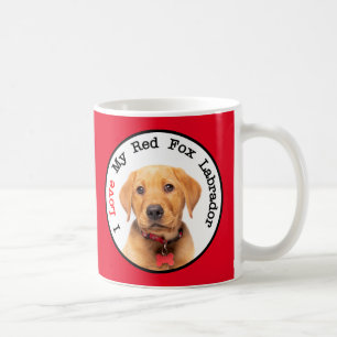 I Liebe Mein Red Fox Labrador Kaffeetasse
