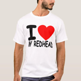 I Liebe mein Redhead - T - Shirt. .png T-Shirt