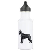 I Liebe mein riesiger Schnauzer Edelstahlflasche (Rechts)