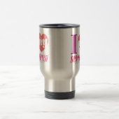 I Liebe mein Rosa 17 Reisebecher (Mittel)