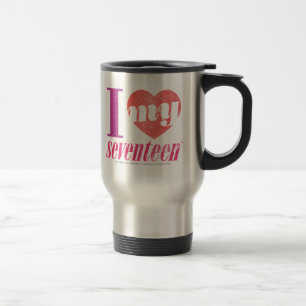 I Liebe mein Rosa 17 Reisebecher