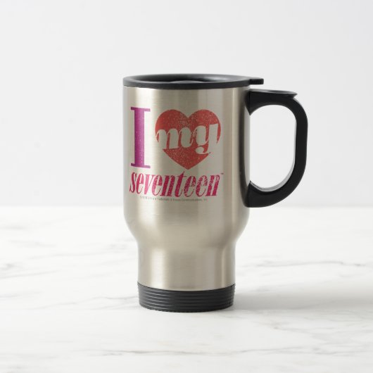 I Liebe mein Rosa 17 Reisebecher (Rechts)