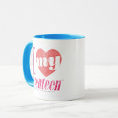 I Liebe mein Rosa 17 Tasse (Vorderseite Links)