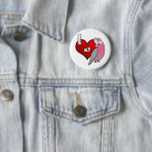 I Liebe mein Rose Breasted Cockatoo-Knopf Button (Beispiel)
