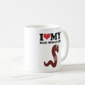 I Liebe mein rotes Wigglers Kaffeetasse (VorderseiteRechts)