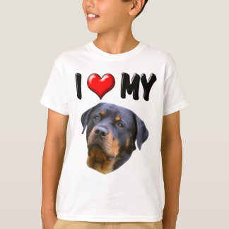 I Liebe mein Rottweiler 3 T-Shirt