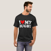 i Liebe mein Rugby T-Shirt (Vorne ganz)
