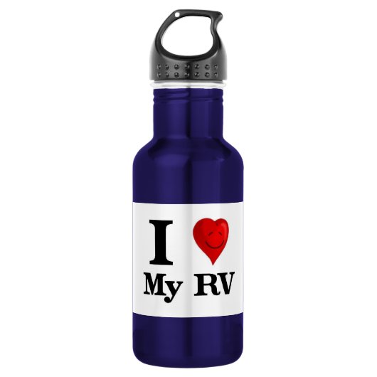 I Liebe mein RV Trinkflasche (Vorderseite)