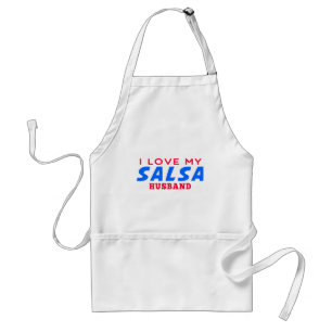 I Liebe mein Salsa-Ehemann Schürze