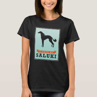 I Liebe mein Saluki Shirt