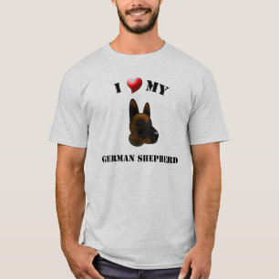 I Liebe mein Schäferhund-T - Shirt
