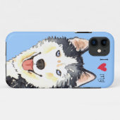 I Liebe mein Schlittenhund Case-Mate iPhone Hülle (Rückseite (Horizontal))