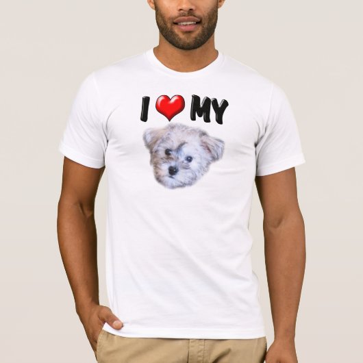I Liebe mein Schnoodle T-Shirt (Vorderseite)