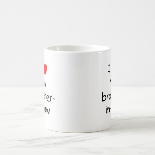 I Liebe mein Schwager Kaffeetasse (Mittel)