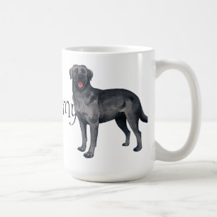 I Liebe mein schwarzer Labrador Kaffeetasse