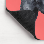 I Liebe mein schwarzer russischer Terrier Mousepad (Ecke)