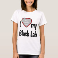 I Liebe Mein schwarzes Labor Niedlicher Rotes Herz