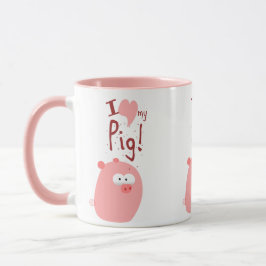 I LIEBE MEIN SCHWEIN TASSE