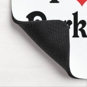 I Liebe mein Schweinekotelett Mousepad (Ecke)