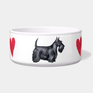 I Liebe mein Scottie Napf