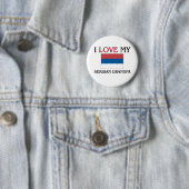 I Liebe mein Serbian-Großvater Button (Beispiel)