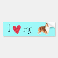 I Liebe mein Sheltie