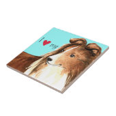 I Liebe mein Sheltie Fliese (Seite)