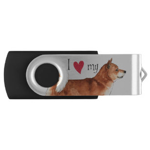 I Liebe mein Shiba Inu USB Stick
